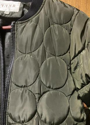 Демисезонная куртка y.y.r женская, осенняя куртка, бомбер7 фото
