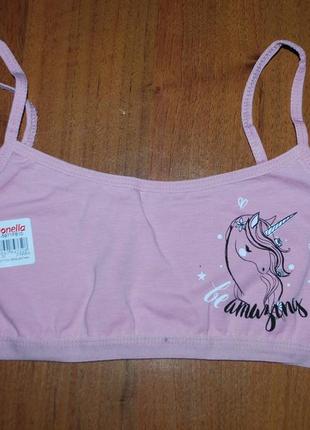 Подростковый топ 14-15 донелла donella единорог