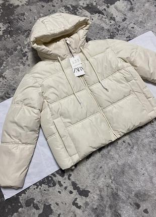 Пуховик женский zara/куртка zara