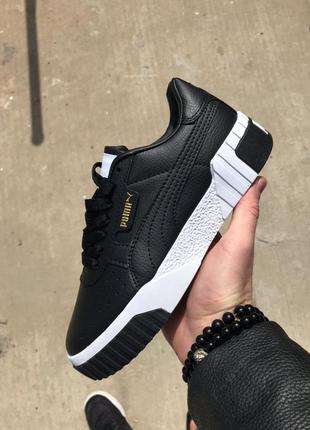 Кросівки puma cali "black/white" кроссовки1 фото