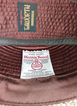 Шерстяная шляпа harris tweed3 фото