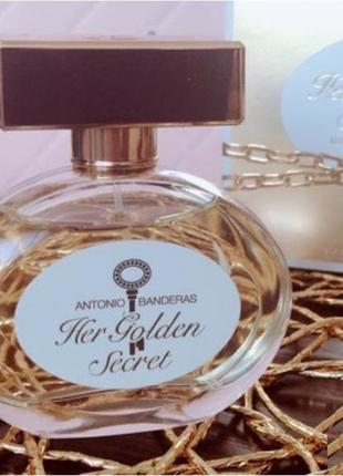 Оригинальный antonio banderas her golden secret туалетная вода 80 ml.