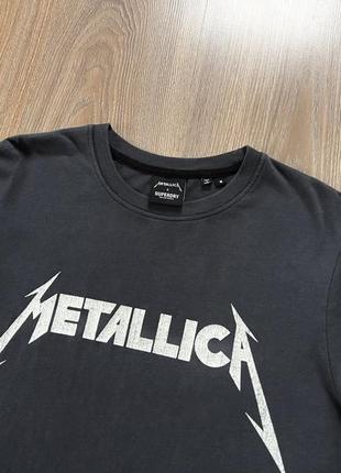 Чоловіча бавовняна футболка з принтом metallica limited edition4 фото