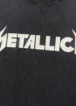 Чоловіча бавовняна футболка з принтом metallica limited edition5 фото