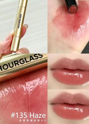 Зволожуючий бальзам плампер блиск для губ зволожуюча помада hourglass phantom volumizing glossy lip balm duo haze crave6 фото