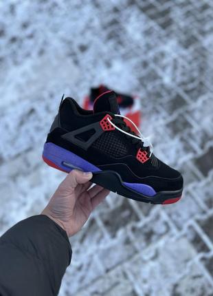 Зимові кросівки nike air jordan 4 nrg ‘raptors’ fur