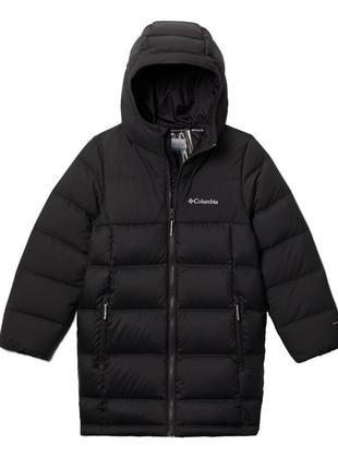 Куртка пухова для хлопчиків columbia bear hunt ridge™ down jacket чорна2 фото