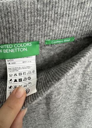 Брюки benetton из шерсти и кашемира3 фото