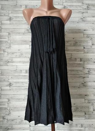 Плаття zara жіноче чорне без бретелей