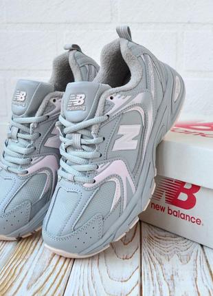 Женские зимние кроссовки на флисе new balance 530 fleece