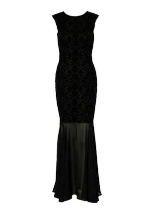 Новое чёрное платье-футляр длинное вечернее платье club l1 фото