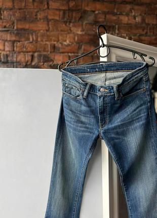 Ralph lauren denim&amp;supply women’s vintage slim bootcut blue denim jeans женские, винтажные джинсы2 фото