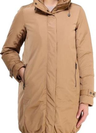 Подовжена куртка. пуховик манго