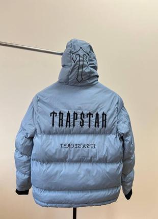 Куртка трапстар  голубая trapstar пуховик зимняя зимова