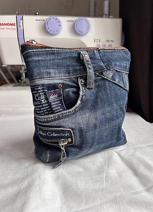 Косметичка  джинсова hand made