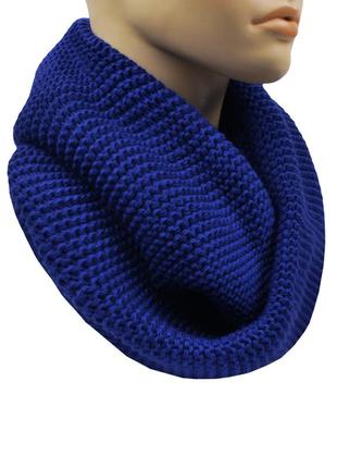 Вязаный женский зимний теплый шарф снуд хомут1 фото