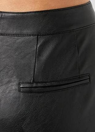 Матовые кожаные брюки jjxx3 фото