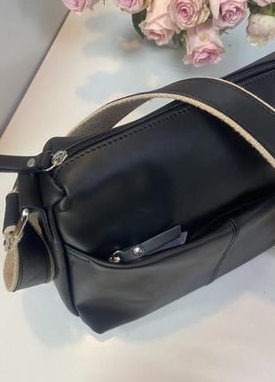 Качественная сумка из натуральной итальянской кожи легкая удобная стильная10 фото