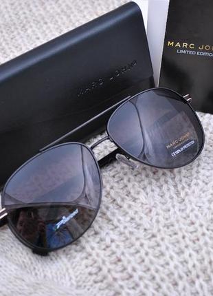 Фирменные солнцезащитные очки капля marc john polarized mj0794 с боковой шорой окуляри4 фото