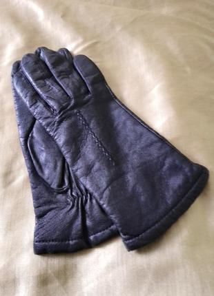 Утеплені шкіряні рукавички m&s5 фото