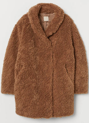 Шубка teddy з штучного хутра h&m