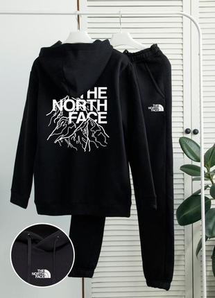 Худі + штани ❄️ теплий спортивний костюм на флісі the north face