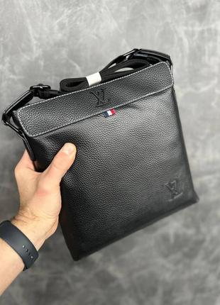 Чоловіча сумка louis vuitton  натуральна шкіра