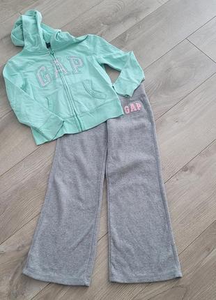 Спортивный костюм, флисовые штаны клеш