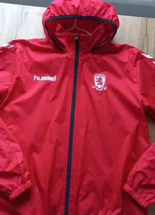 Hummel спортивная ветровка мужская l-xl-размер оригинал  новая6 фото