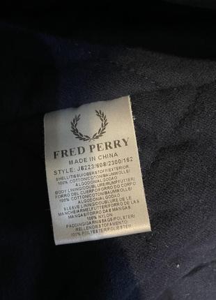 Теплый бомбер fred perry5 фото