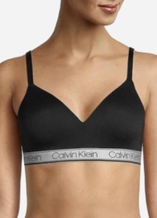 Оригинал.фирменный,хлопковый,спортивный бюстгальтер пуш-ап calvin klein