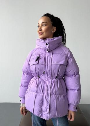 Женская верхняя одежда, шикарная теплая куртка парка2 фото