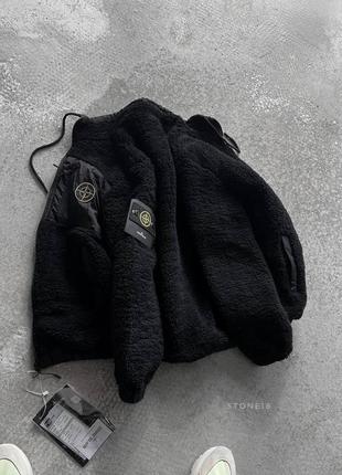 Тепла кофта куртка в стилі stone island