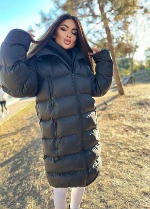 Жіноча тепла зимова куртка,пуховик,пальто,женская зимняя тёплая куртка балоновая10 фото