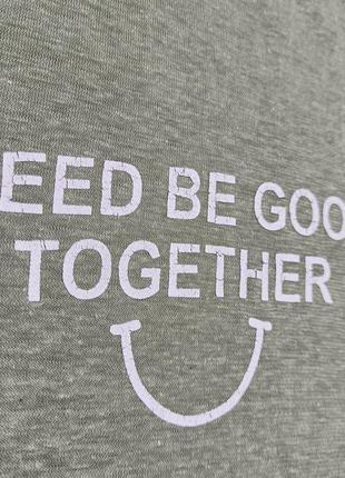 Оверсайз футболка с конопли attends weed be good together3 фото