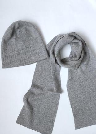 Шапка з шарфом комплект зимовий ангоровий odyssey
вовняна шапка та шарф