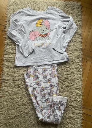 Хлопковая пижама disney primark