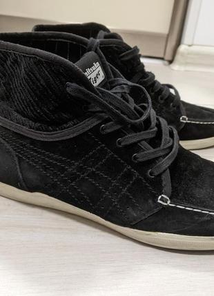 Эксклюзивные хайтопы onitsuka tiger, нат. замш, size 42(27. см.), состояние отличное7 фото