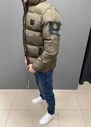 Куртка зимняя в стиле stone island6 фото