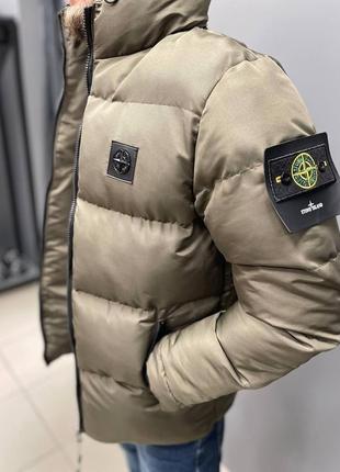 Куртка зимняя в стиле stone island3 фото