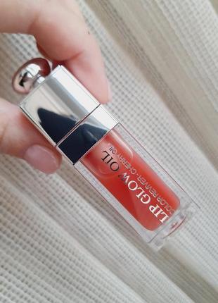 Dior lip glow oil - поживне масло для губ #012
