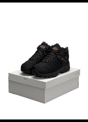 Merrell cordura black orange fur