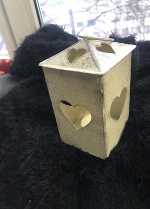 Фонарь-подсвечник интерьерный