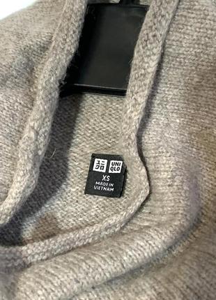 Аккуальный шерстяной свитер в полоску uniqlo4 фото
