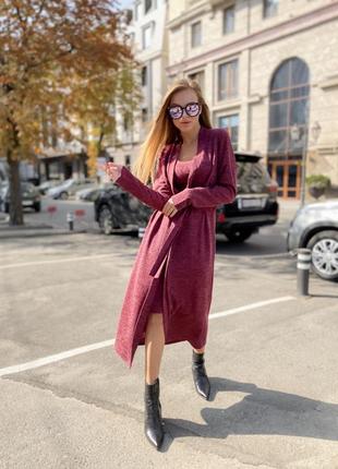 Сукня з кардіганом