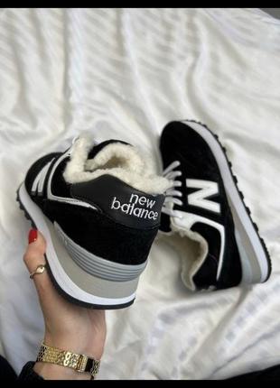 Nb 574 black/white fur5 фото