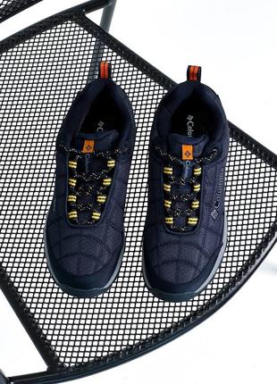 Columbia waterproof low blue orange4 фото