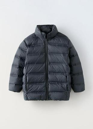 Куртка дитяча пуховик zara 3456/750  графітовий