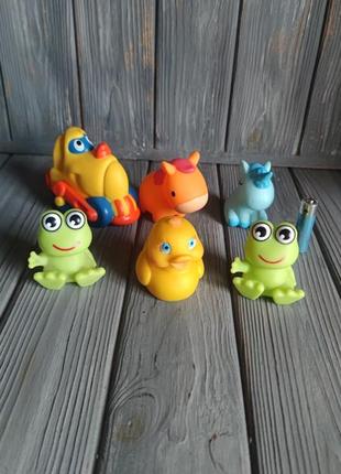 Набор резиновых фигурок для купания