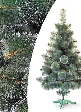 Сосна искусственная с белыми кончиками 2.1м